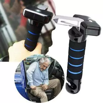 Ручка для автомобиля, трость, подлокотник для двери, вспомогательная ручка для автомобиля для пожилых людей, переносная ручка для автомобиля, помогающая выйти из автомобиля, легкая ручка для двери автомобиля для пожилых людей красный
