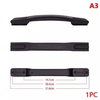 Ручка для багажа Ручка Ручка для тележки Ручка для чемодана Замена ручки для сумки Универсальная дорожная черная сумка для багажа Аксессуары as the picture