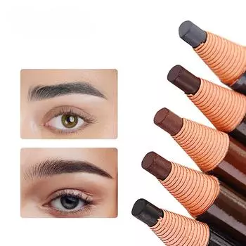 Ручка для бровей, 5 цветов, полуперманентный макияж, татуировка, микроблейдинг, темно-коричневый карандаш для бровей, косметическая красота, принадлежности для женской татуировки