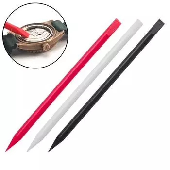 Ручка для чистки циферблата часов, пластиковая пылеулавливающая ручка, портативная профессиональная очистка механизма, уход за часовщиком, инструмент для ремонта часов белый