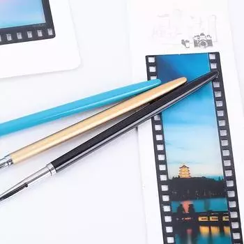 Ручка для дизайна ногтей, 3 комплекта, металлический стержень, ручка-цепочка, ручка для трансграничной живописи, ручка для рисования ногтей, ручка с крючком