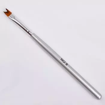 Ручка для дизайна ногтей, мягкая линия улыбки, деревянная маникюрная кисть в форме полумесяца для дизайна ногтей