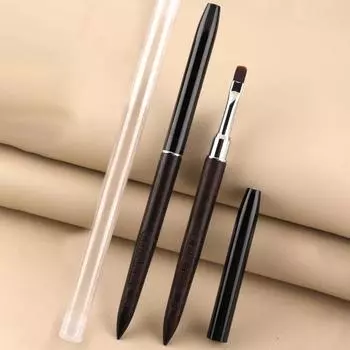 Ручка для дизайна ногтей с щетиной Нелиняющая нейлоновая кисть Сверхлегкая удобная кисть для рисования ногтей Ручка для рисования A