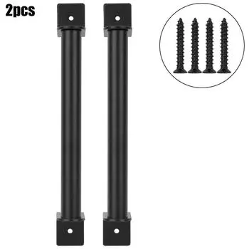 Ручка для двери амбара из углеродистой стали, прочная ручка для раздвижной двери шкафа