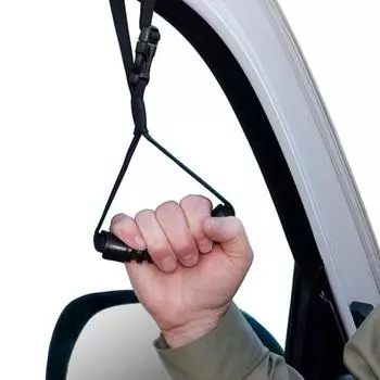 Ручка для двери автомобиля, регулируемая ручка безопасности, портативная опора для автомобиля, нейлоновая ручка, устройство для облегчения передвижения пожилых людей чёрный