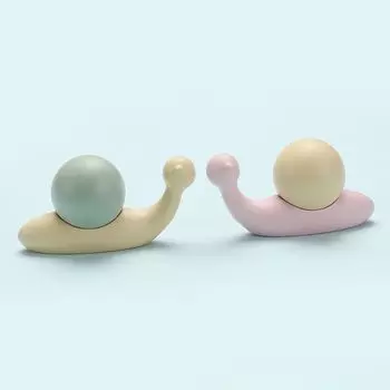 Ручка для двери шкафа с одним отверстием, мебельная фурнитура, ручки для ящиков, симпатичные ручки для дверей в виде улитки style 2