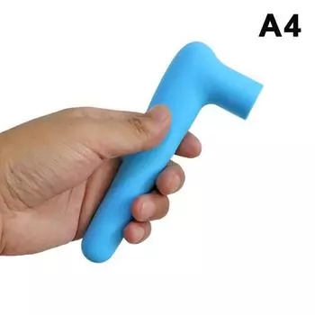 Ручка для двери туалета на окно спальни, антистатическая ручка, подушка для предотвращения столкновений, противоскользящая силиконовая защитная крышка бежевый