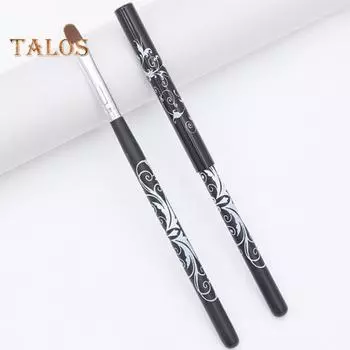 Ручка для фототерапии ногтей, держатель для ручек с гравировкой, противоскользящий прочный рисунок, кисть для рисования ногтей, ручка для женщин, поставка чёрный