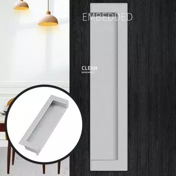 Ручка для гардероба, невидимая, универсальная, устойчивая к коррозии, из цинкового сплава, встроенная ручка для выдвижного ящика на палец, домашняя