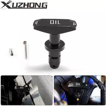 Ручка для измерения уровня масла в автомобиле, ручка для измерения уровня масла в двигателе, алюминиевая заготовка, автомобильная замена для Ford Mustang GT V8 OT-1014 серебряный