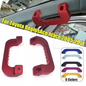 Ручка для крыши, запасные части, внутренняя ручка для крыши из алюминиевого сплава для автомобиля, прицепа-кемпера, для Toyota Hiace 2005-18 красный