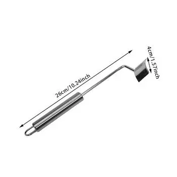 Ручка для кукурузного рубанка из нержавеющей стали Кукурузоочиститель Отделите шелуху Наслаждайтесь свежей кукурузой с минимальными усилиями Не пачкайте руки Удобный инструмент One Size