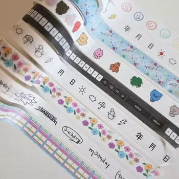 Ручка для линии ветра бумажная лента погода дата часы в справочнике DIY декоративный материал