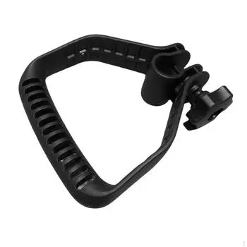 Ручка для лопаты для уборки снега, садовый инструмент, эргономичная черная ручка для уборки, компактное навесное приспособление