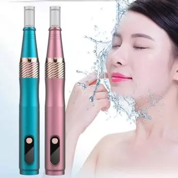 Ручка для микронидлинга Профессиональная беспроводная ручка для микронидлинга 0,30 мм Набор игольчатых роликов для лица Регулируемая розового золота