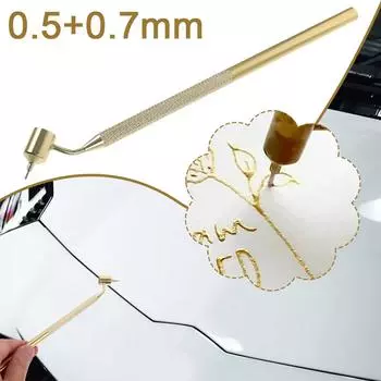 Ручка для нанесения краски на автомобиль, тонкая линия, аппликатор для краски, наклонная точная линейка для ремонта царапин на автомобиле, подкраска