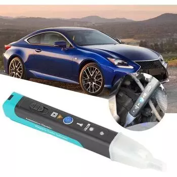 Ручка для обнаружения неисправностей автомобильных электронных компонентов, ручка для проверки электромагнитной индукции мотоциклов, электронная ручка для обнаружения неисправностей WST-101 21*11*3cm чёрный/синий