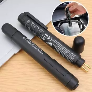 Ручка для обнаружения тормозного масла автомобиля, никелированный металлический зонд, портативные автоматические инструменты для проверки тормозной жидкости DOT-3/4/5.1