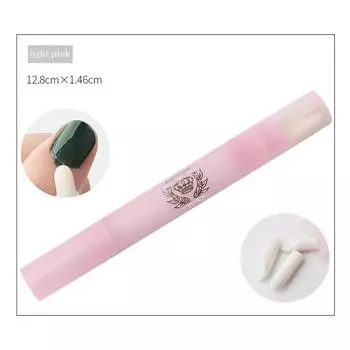 Ручка для очистки кромок ногтей, маникюрная ручка для снятия макияжа с ватным наконечником, 11 мл One size