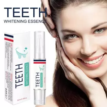 Ручка для отбеливания зубов, универсальный гель для отбеливания зубов, средство для отбеливания зубов, низкая чувствительность, удаляет желтые зубы, 3 мл One size белый