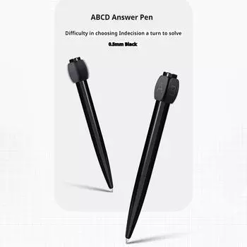 Ручка для ответов Hpo, декомпрессия, вращающаяся гелевая ручка, выбор Abcd, контроль сложности, встреча, скучное убийство, ручка для переноса времени чёрный