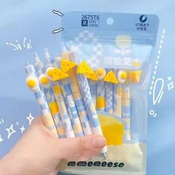 Ручка для письма, привлекательный быстросохнущий дизайн защиты для пальцев, милые креативные канцелярские принадлежности для подписи, аксессуары