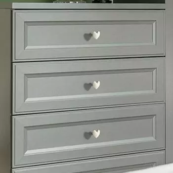 Ручка для ящика с одним отверстием в форме сердца, простая мультяшная ручка, ручки для шкафа, комода style 7