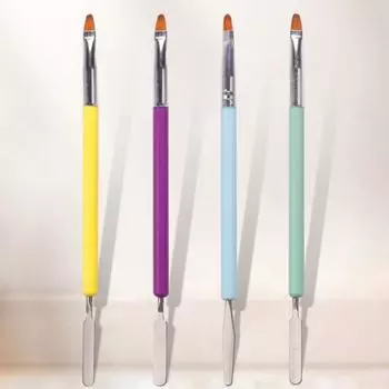 Ручка для резьбы по ногтям Эргономичная ручка Художественная роспись Длинная профессиональная художественная удлинительная палочка Инструмент для женщин зелёный