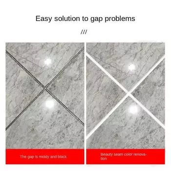 Ручка для рисования Art Supplies Tile Paint для ванной комнаты Drawing Joints 1/2pcs Wall Garden Crafts Joint Водонепроницаемая кухня Home коричневый