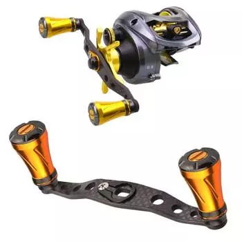 Ручка для рыбалки, легкое колесо для рыбной ловли, портативное, прочное, для использования на открытом воздухе 5