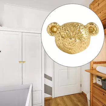 Ручка для шкафа Bear Design для домашнего декора Bear Head Bronze