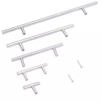 Ручка для шкафа из нержавеющей стали с тонкими отверстиями Ручка для ящика Фурнитура Аксессуары A 02