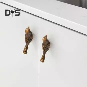 Ручка для шкафа в виде стрекозы из цинкового сплава, винтажная ручка для ящика шкафа-купе, металлическая ручка для двери шкафа, офисное украшение для кухни C