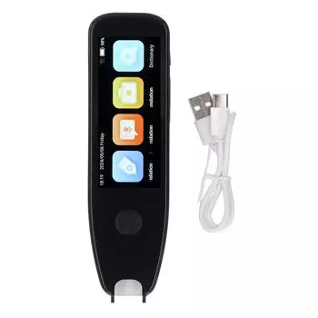 Ручка для сканирования офлайн онлайн 3,46-дюймовый IPS-экран Поддержка 134 языков Портативный смарт-сканер