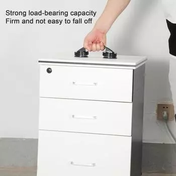 Ручка для стеклянной двери Грузоподъемность 10 кг Надежный захват Простая установка Универсальная присоска для ванной комнаты белый