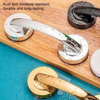 Ручка для стеклянной двери Yousheng, грузоподъемность 10 кг, надежный захват, простая установка, универсальная присоска, ручка для раздвижной двери в ванную комнату белый