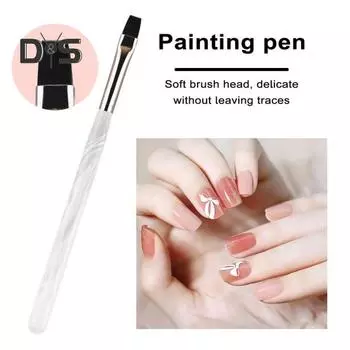 Ручка для светотерапии для акриловой пудры, наращивание ногтей, профессиональная кисть для 3D-резьбы по ногтям, домашний салонный маникюрный инструмент F