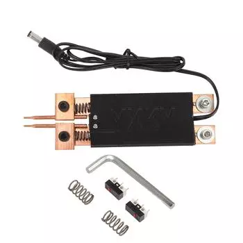 Ручка для точечной сварки на аккумуляторе 18650 Мини-аппарат для точечной сварки с автоматическим триггером Интегрированная ручная точечная сварка чёрный