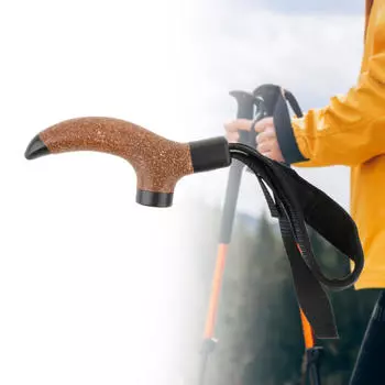 Ручка для треккинговой удочки, замена руки для прогулочной палки, для трости диаметром 18 мм.