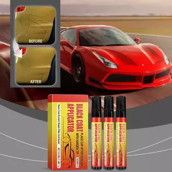 Ручка для удаления царапин на автомобильной краске и подкрашивания поверхности автомобиля 22,2 мл One Size чёрный