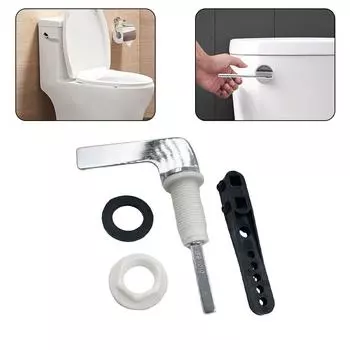 Ручка для унитаза Рычаг бачка унитаза из цинкового сплава для ванной комнаты