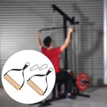 Ручка для упражнений, крепление для троса, тренажер, тяжелый тренажерный зал с карабином для