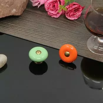 Ручка для выдвижения ящика, одно отверстие, широкое применение, керамическая, устойчивая к царапинам ручка для шкафа, ручка белый