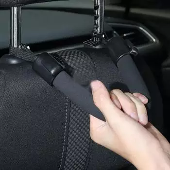 Ручка для заднего сиденья автомобиля Подлокотник для пассажирского кресла на заднем сиденье автомобиля Ручка безопасности с жестким захватом для пассажирского кресла на заднем сиденье автомобиля чёрный