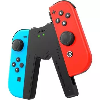 Ручка для зарядки Switch Joy-Con, совместимая с коммутатором Nintendo и моделью OLED, играйте во время зарядки фиолетовый
