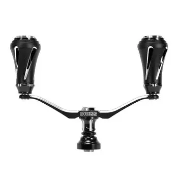 Ручка DRESS Custom W Vertex EVO для спиннинга DAIWA 100 мм, графитово-черная рыболовная катушка Daiwa Custom, легкая и прочная, для использования слева и справа