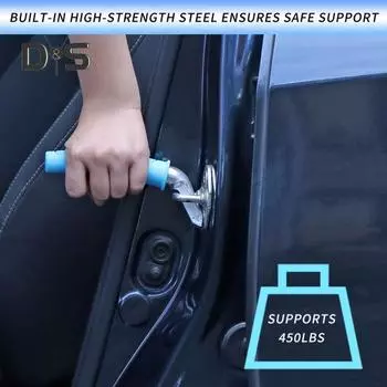 Ручка двери автомобиля для пожилых людей Нескользящая переносная вспомогательная ручка для автомобиля с удобным захватом Вспомогательные ручки для автомобиля, разработанные для пожилых людей зелёный