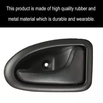 Ручка двери автомобиля левая правая обшивки ручки резиновые металлические носимые для Renault Clio аксессуары для салона автомобиля
