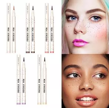 Ручка естественного светло-коричневого цвета, водонепроницаемая и долговечная ручка, легкая и портативная, естественный внешний вид для удаления, легко раскрашиваемый карандаш для бровей 2 мл