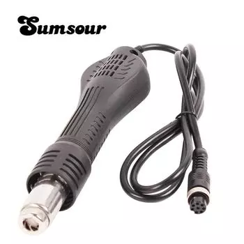 Ручка фена с 8 отверстиями, BGA, пайка, вентилятор горячего воздуха, пистолет горячего воздуха чёрный